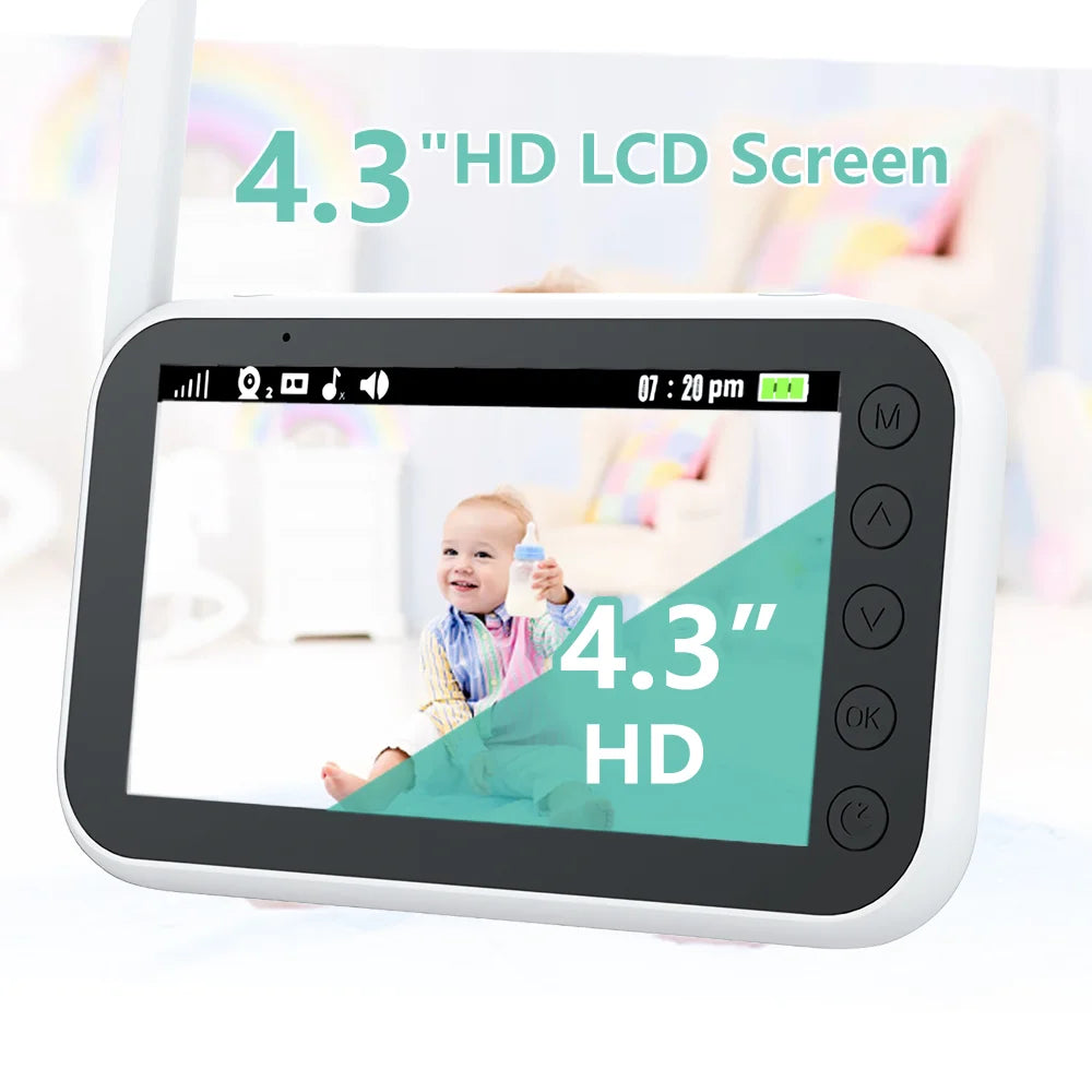 Baby Camera with Night Vision and Soothing Sounds