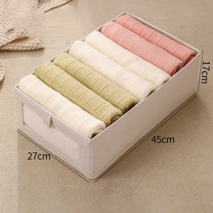 Foldable Fabric Storage Container with View