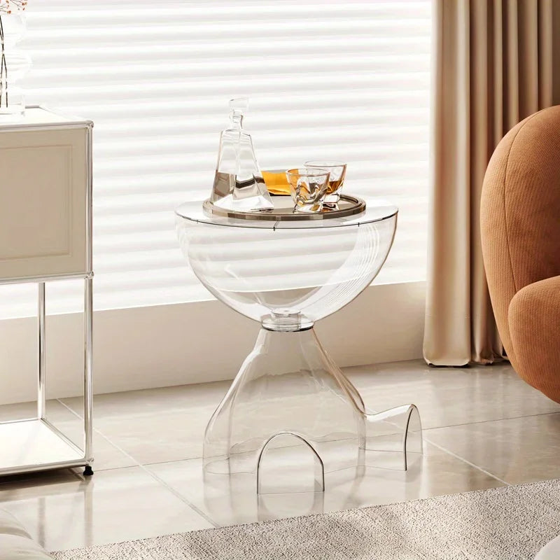 Space Saving Folding Side Table - Luxicro