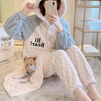 Cozy Plush Fleece Sleep Pajamas