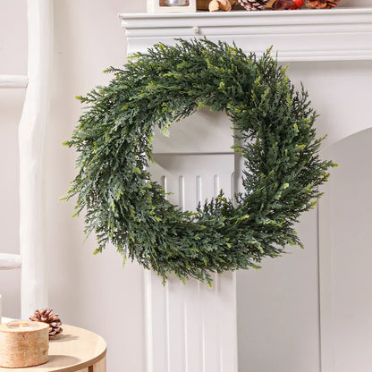 Fresh Greenery Circular Wreath Home Decoration 30cm