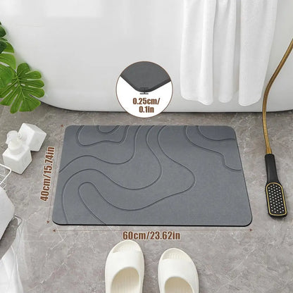 Grip Stone Design Bath Mat