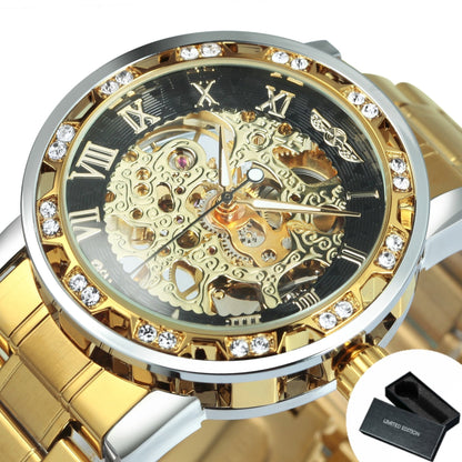 Stylish Self-Winding Mens Skeleton Watch