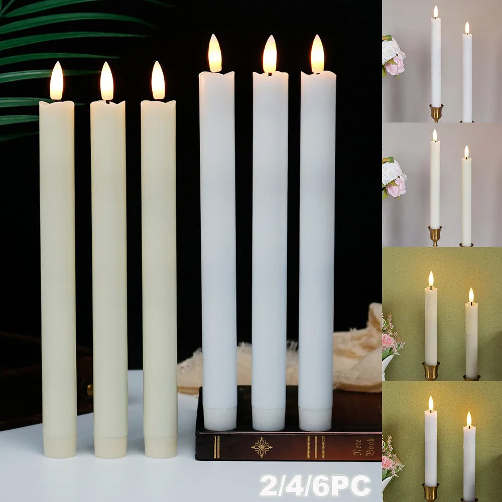 Realistic Flameless LED Candle Set