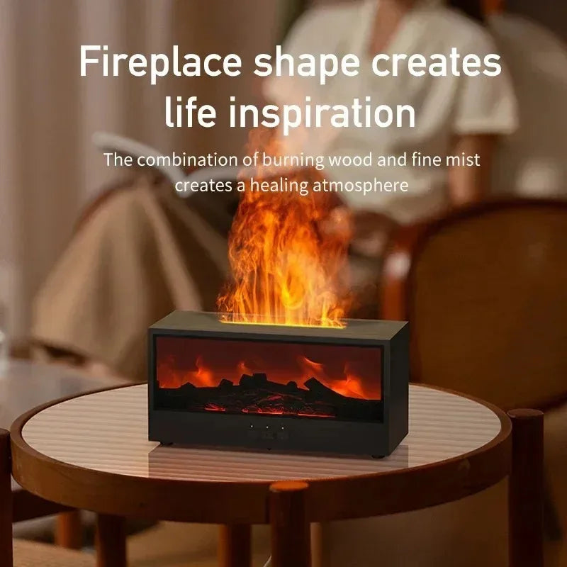 Cozy Warm Mist Fireplace Humidifier