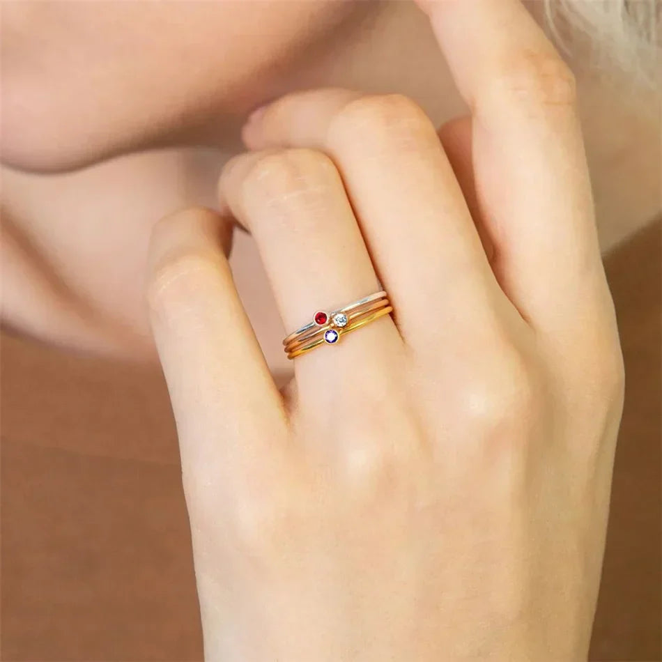 Sparkling Stone Anniversary Band