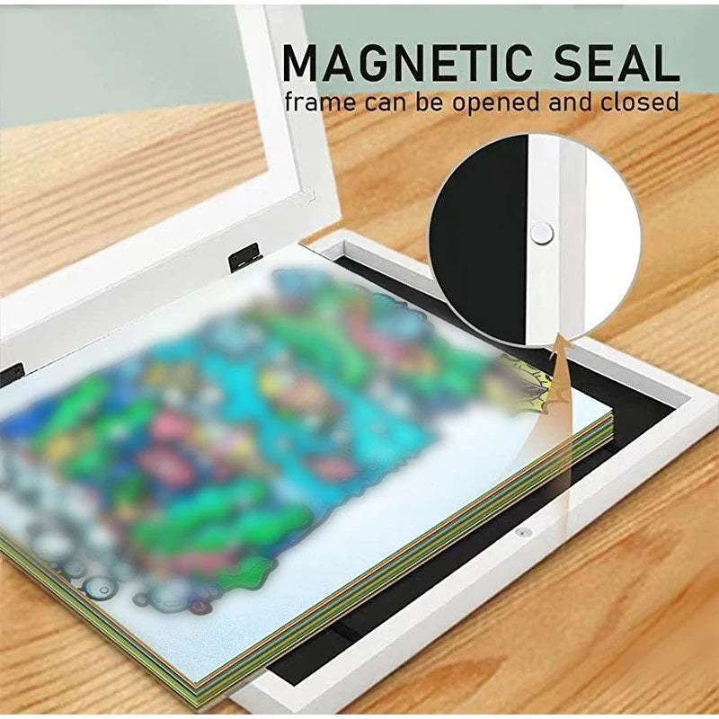 Colorful Kids Art Display Frame for Posters and Paintings