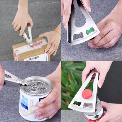 Multi Tool Bottle Can Opener Keychain