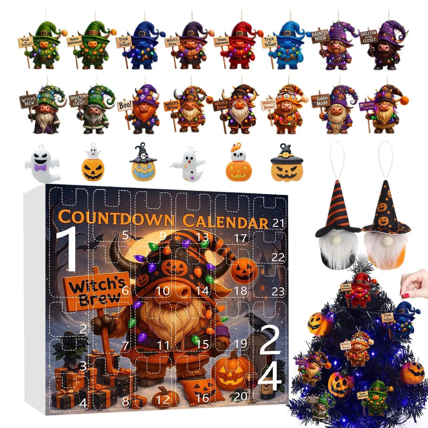 Fun Holiday Advent Gnome Calendar 2025 - Luxicro