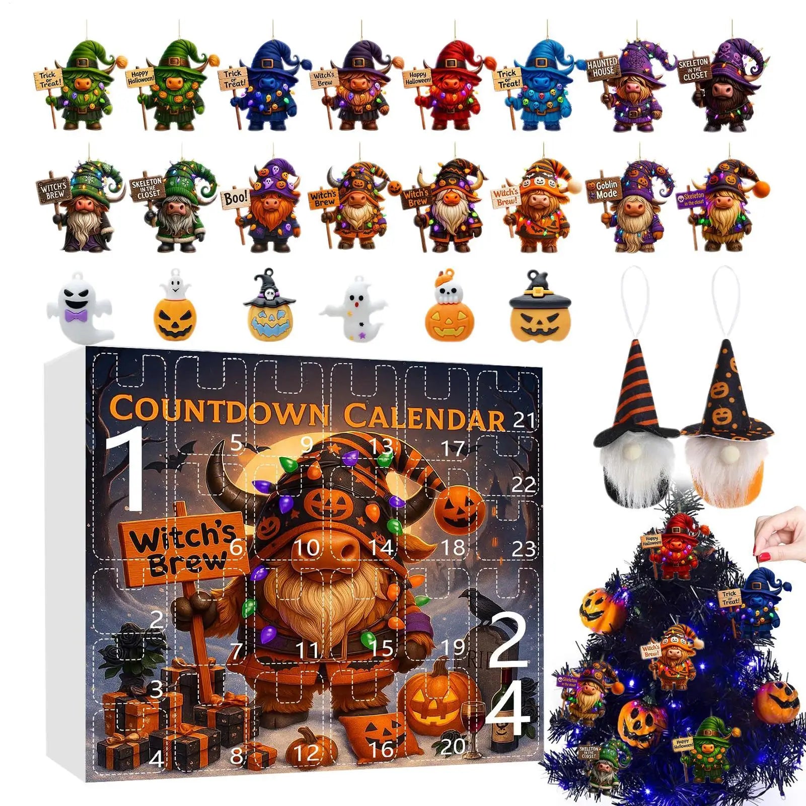 Fun Holiday Advent Gnome Calendar 2025 - Luxicro