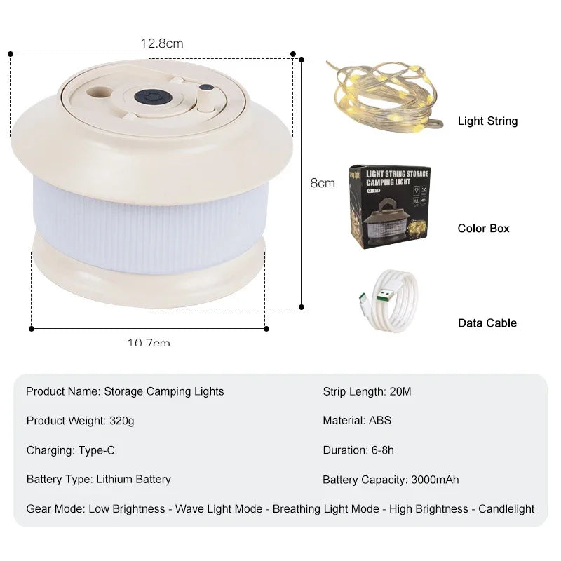Bright Outdoor LED Camping Light Strip