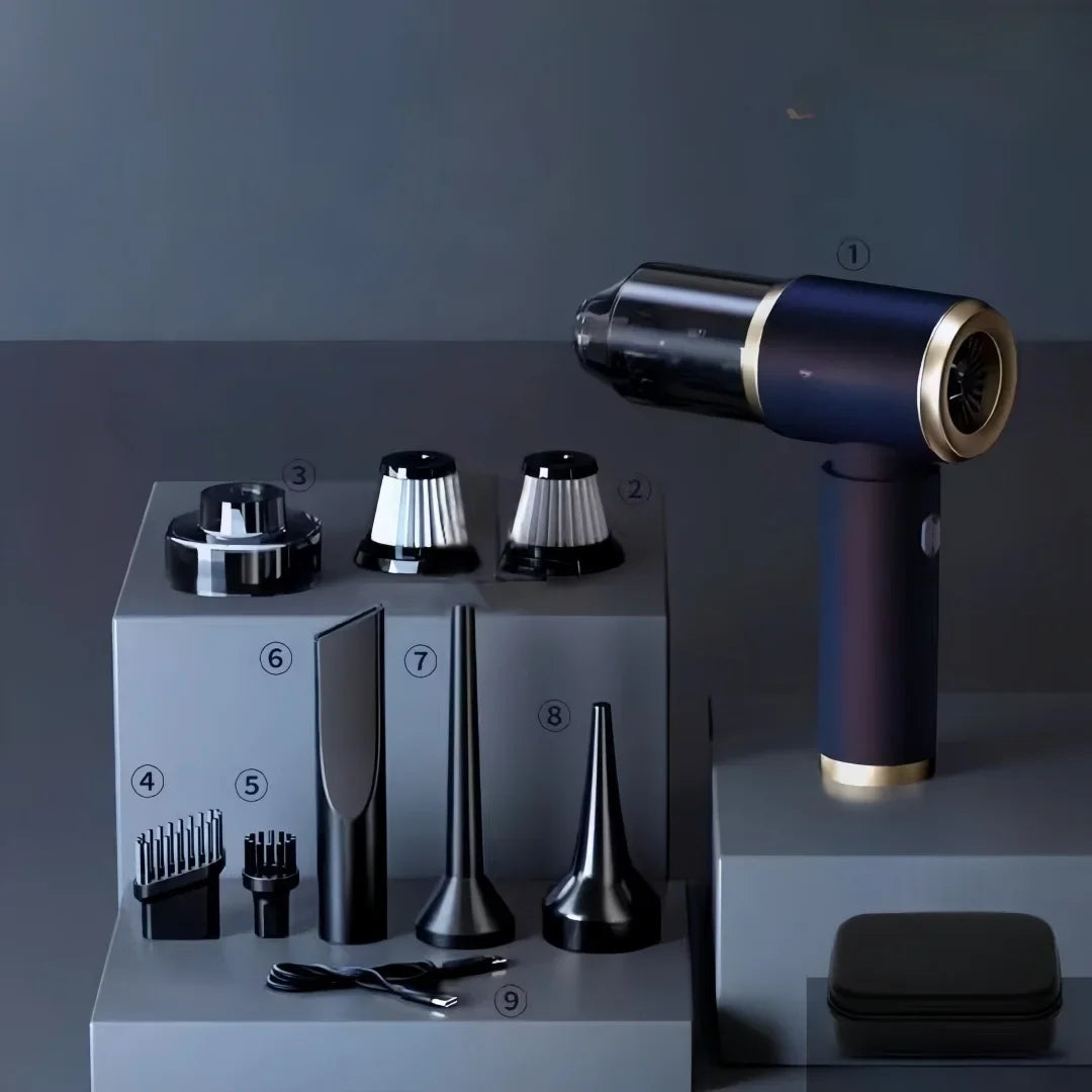 Portable Rechargeable Compact Hand Vacuum Cleaner - Luxicro