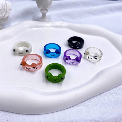 Colorful Kids Frog Ring