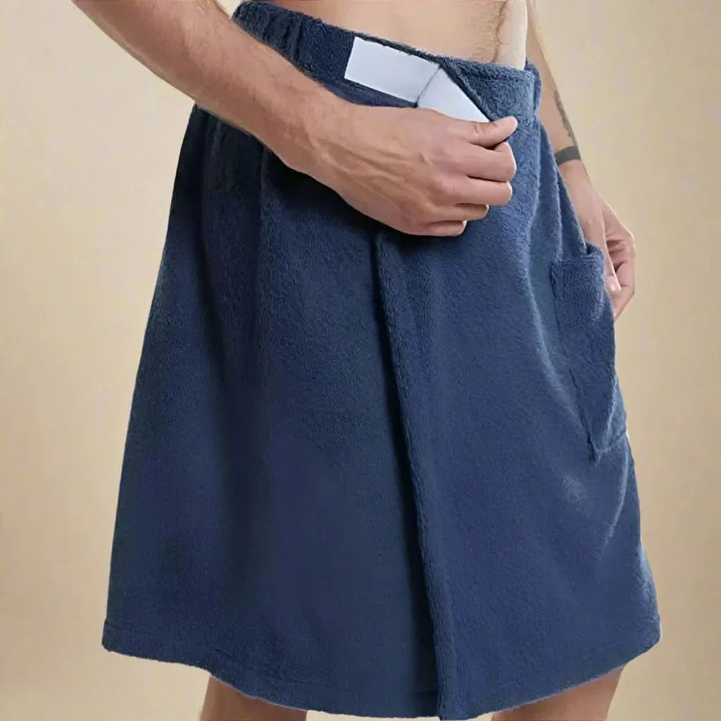 Plush Spa Robe with Pockets for Beach & Gym