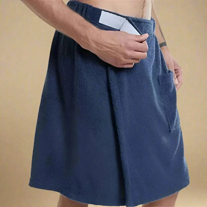 Plush Spa Robe with Pockets for Beach & Gym