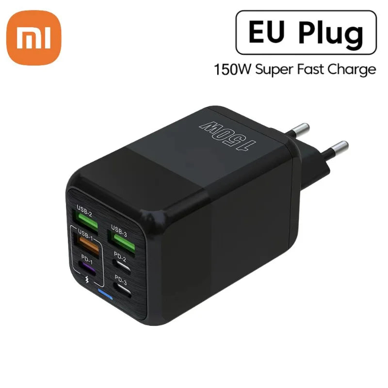 Fast 6-Port USB Charger Adapter for iPhone & Samsung