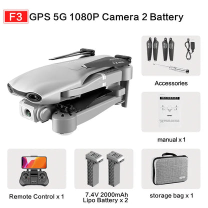 4K High Speed Dual Camera GPS Quadcopter Drone