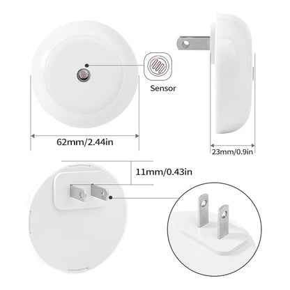 Bright Automatic LED Nightlight Plug