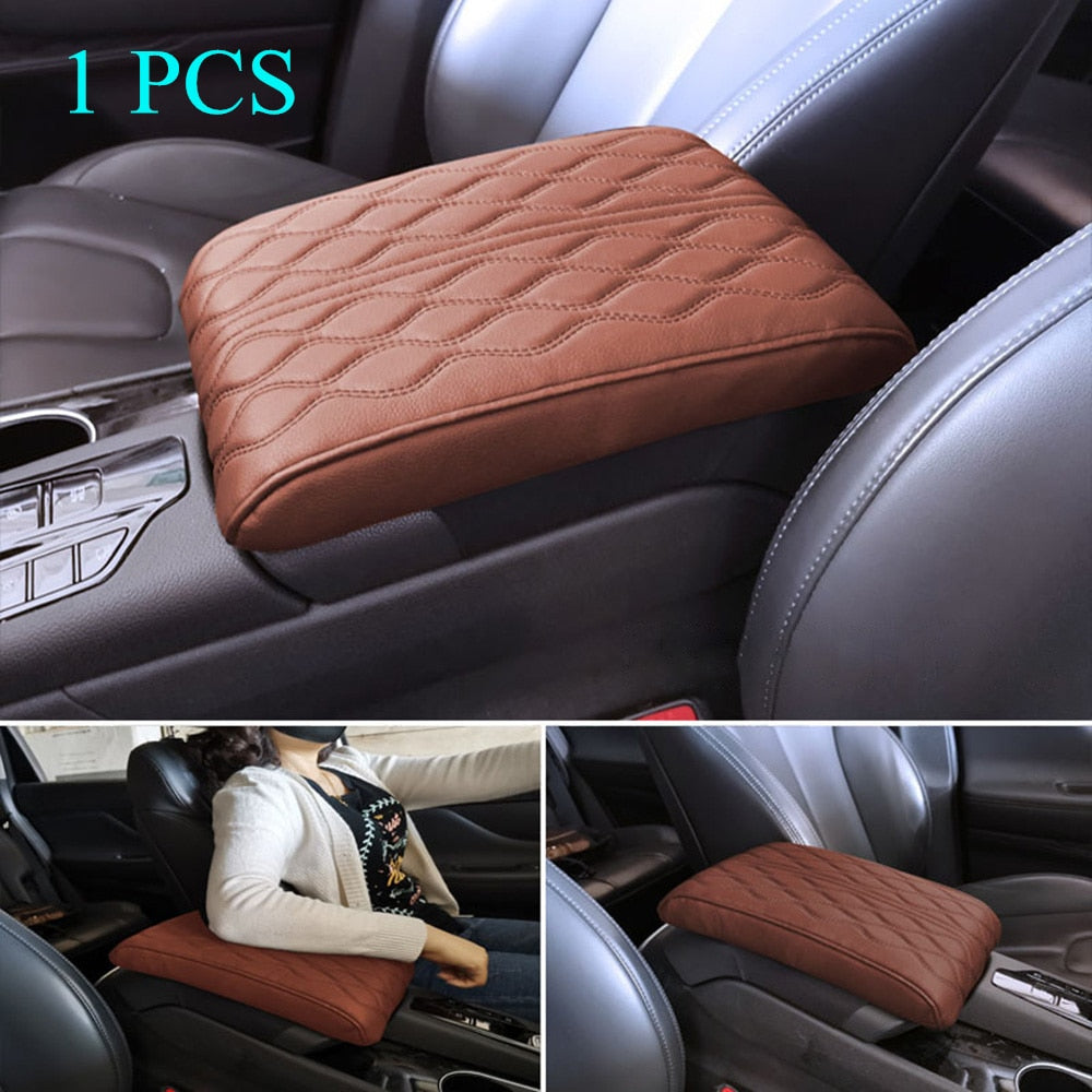 Premium Leather Auto Armrest Cover