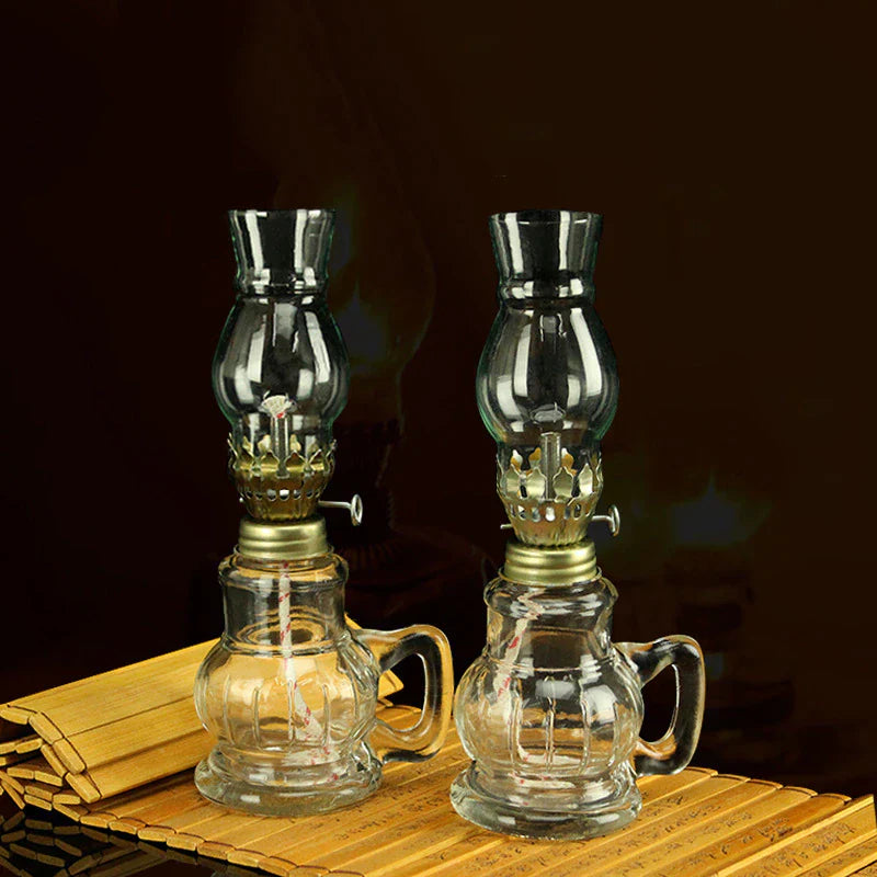 Classic Rustic Oil Table Lamp