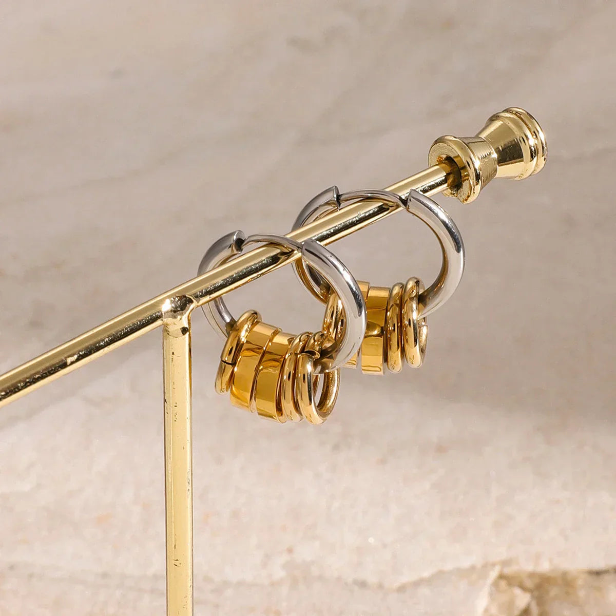 Dainty Twist Drop Spiral Earrings