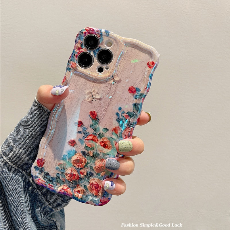 Beautiful Flower Design Phone Cover