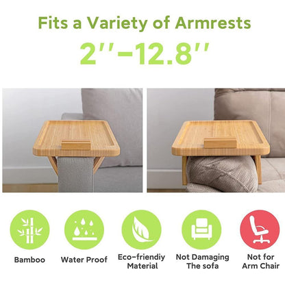 Cozy Wooden Sofa Tray Table