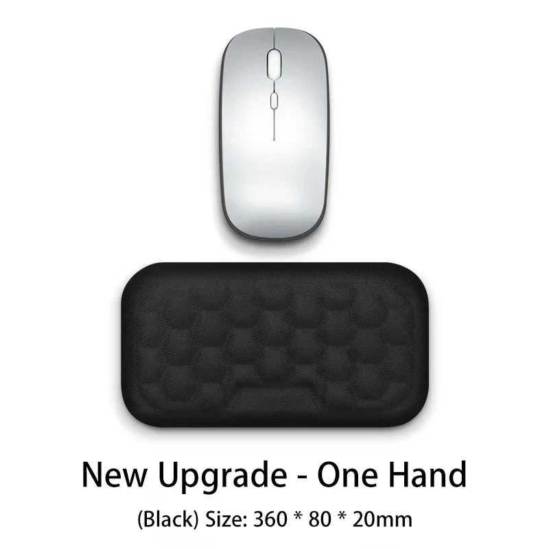 Comfortable Ergonomic Mouse Pad with Gel Wrist Rest - Luxicro