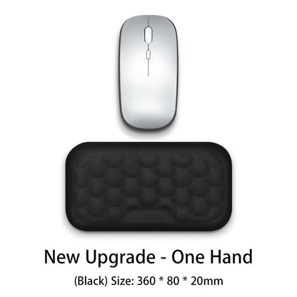 Comfortable Ergonomic Mouse Pad with Gel Wrist Rest - Luxicro