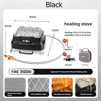 Portable Lightweight Camp Stove Heater - Luxicro