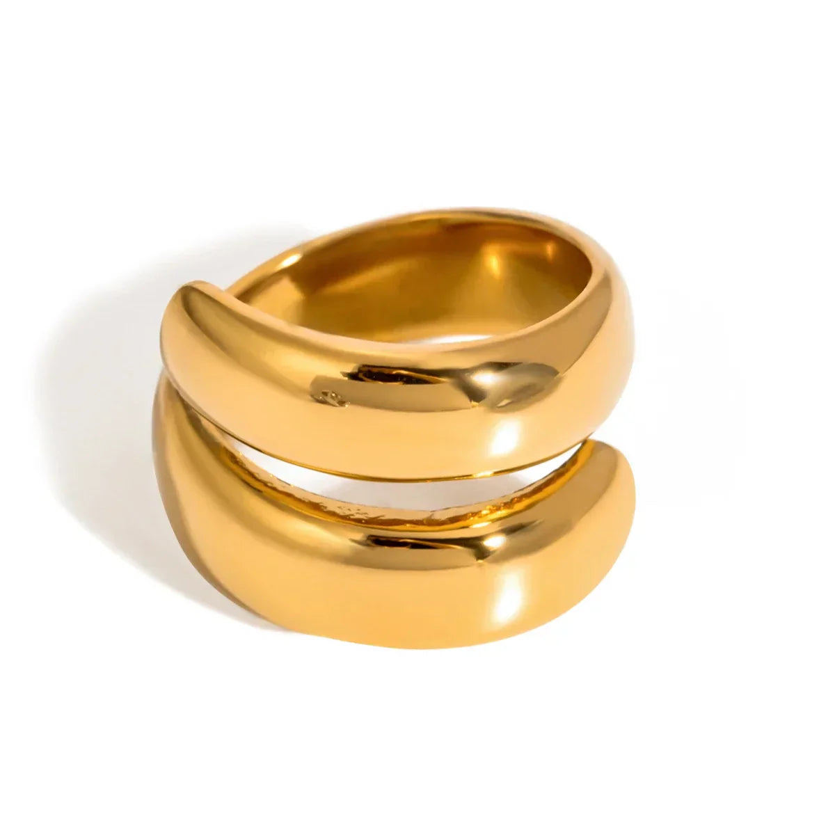 Elegant Gold Thin Band Ring - Luxicro