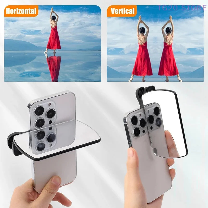 Premium Phone Camera Reflection Clip Accessory Kit