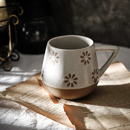 Big Vintage Style Coffee Mug Fall Gift