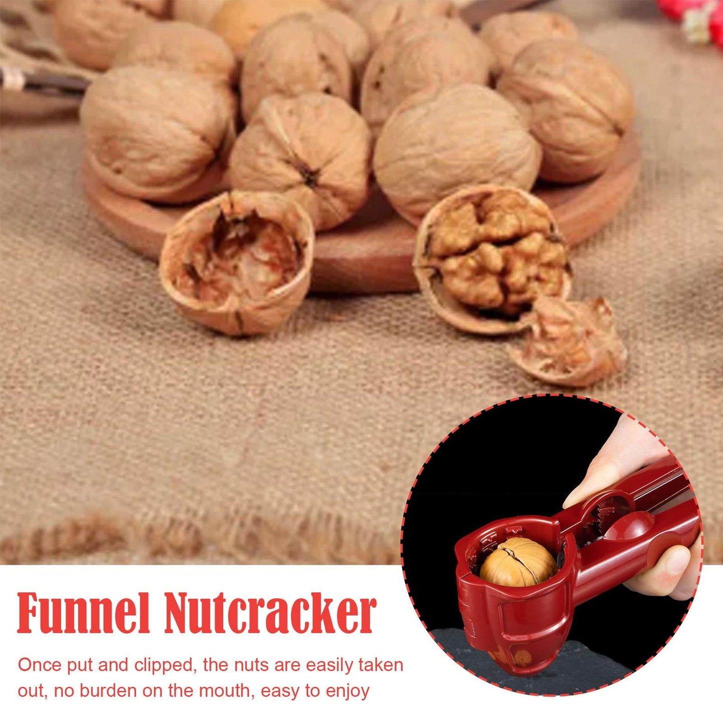 Easy Shell Crackers Nut Opener Tool