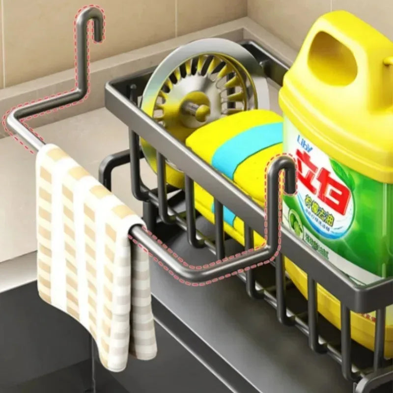Compact Kitchen Sink Storage Organizer