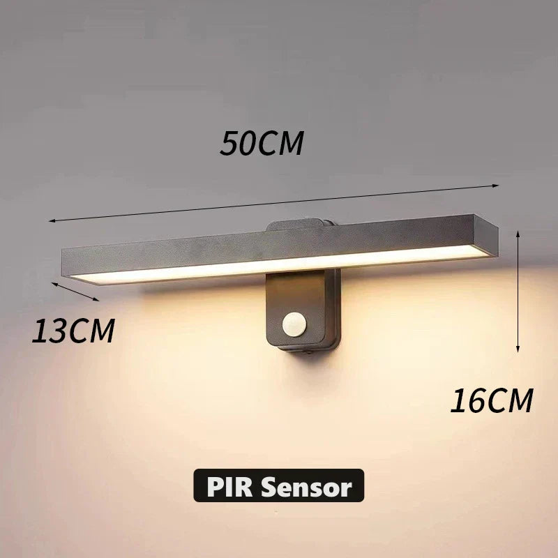 Weatherproof Motion Activated LED Outdoor Wall Light