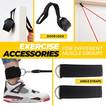 Premium 11pc Resistance Band Kit with Carry Case