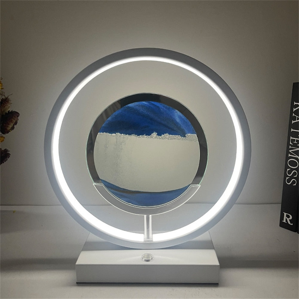 Colorful Flowing Sand 3D LED Table Lamp