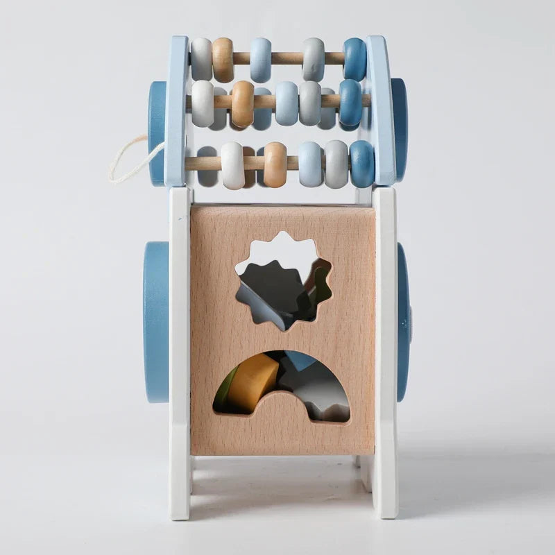 Sustainable Wooden Building Blocks Set