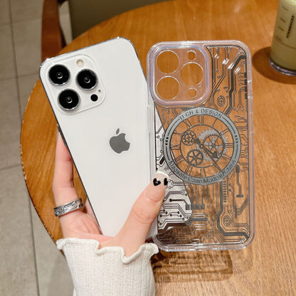 Clear Mechanical Magsafe iPhone Phone Case