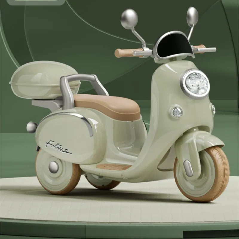 Cool Retro Children's Electric Trike Bicycle
