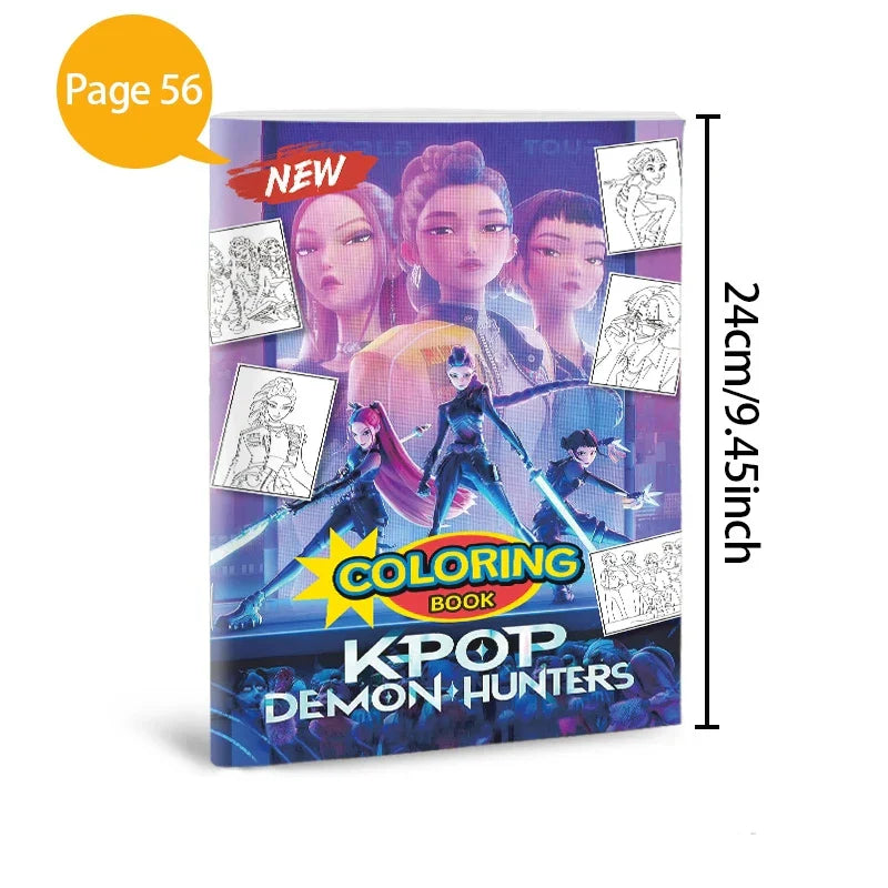 Fun Kpop Anime Manga Coloring Book for Kids