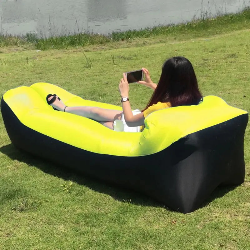 Plush Inflatable Outdoor Sofa Lounge Seat - Luxicro