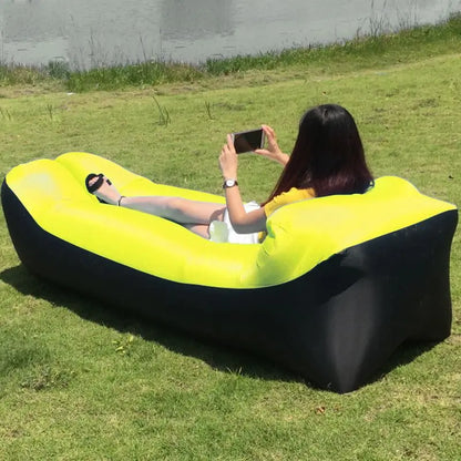 Plush Inflatable Outdoor Sofa Lounge Seat - Luxicro