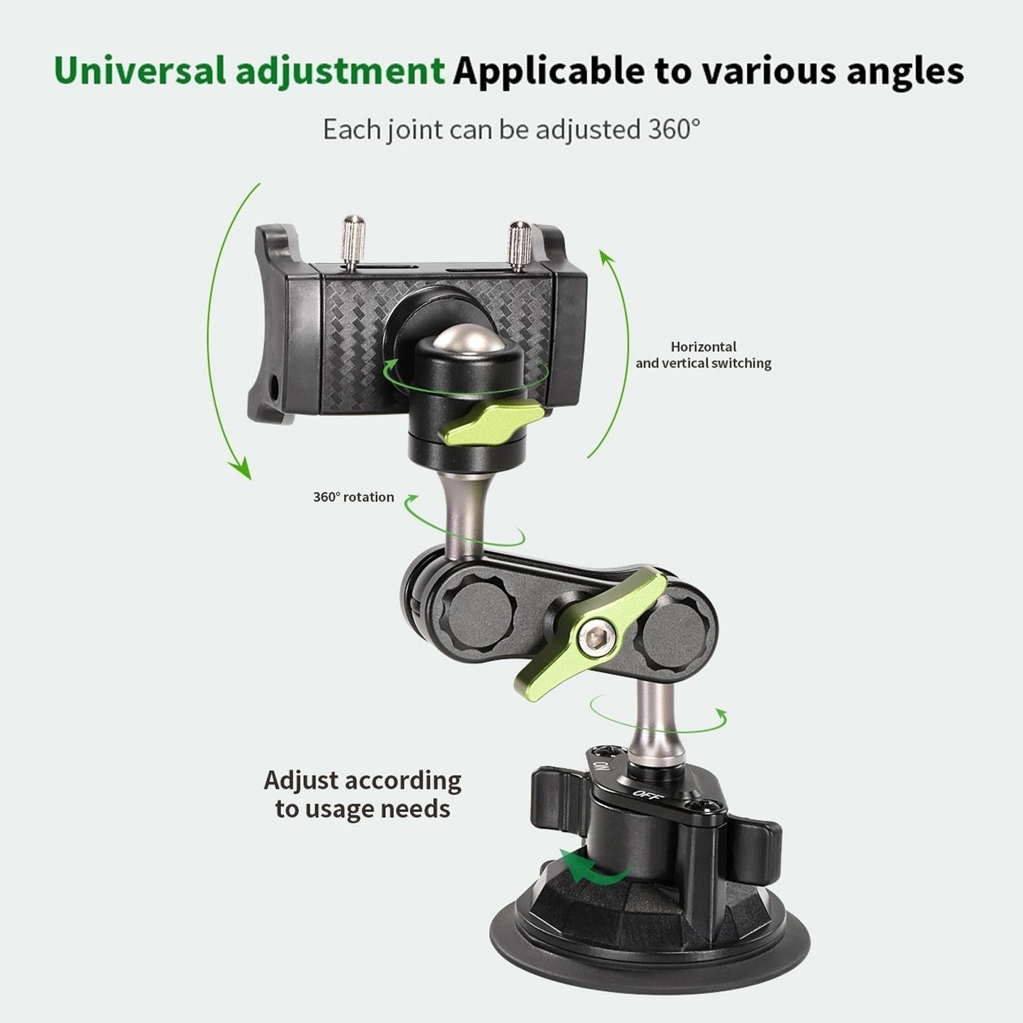 Durable Car Phone Holder with Secure Grip