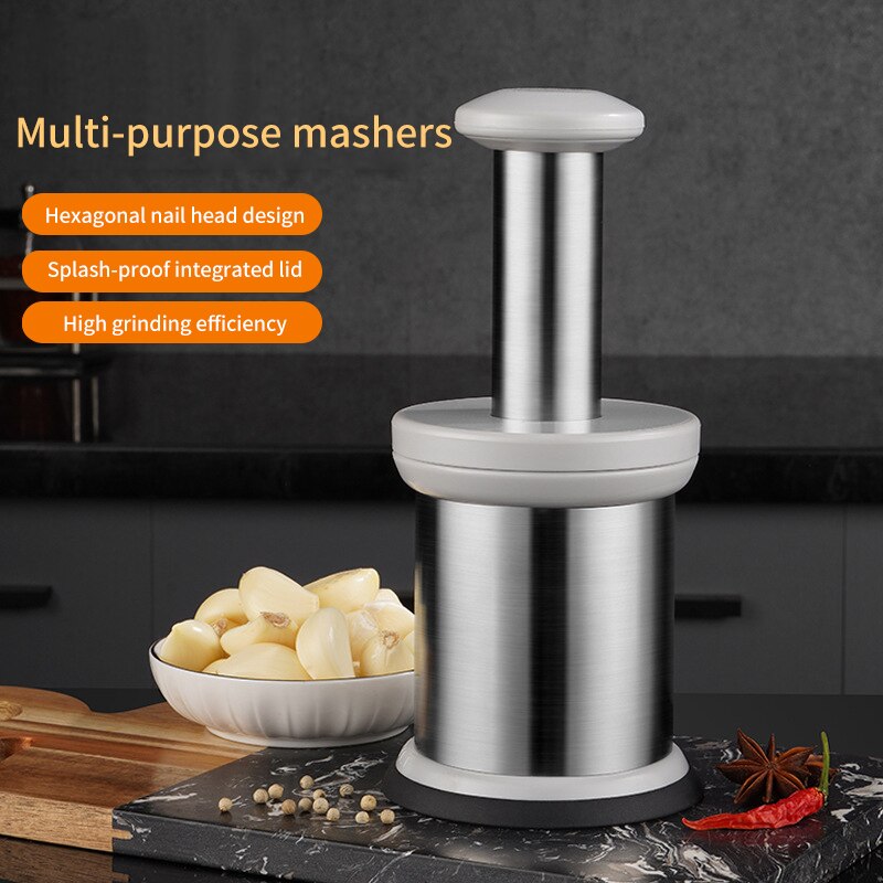 Easy To Use Garlic Crusher Press