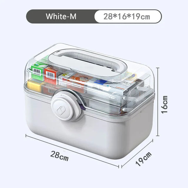 Compact Medical Storage Container Box