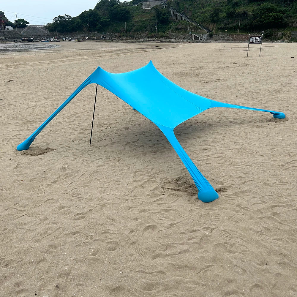 Big Portable Beach Sun Canopy with UV Shield