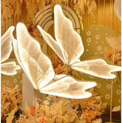 Stunning Pendant Lamp with Glass Butterfly Shades