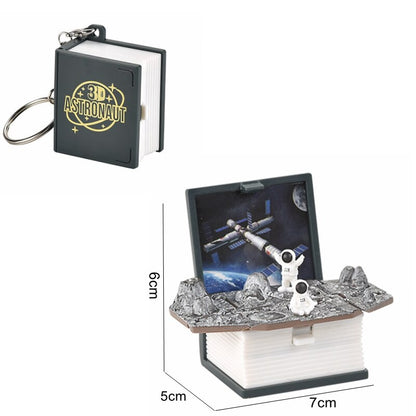 Colorful 3D T-Rex Small Keychain Figure